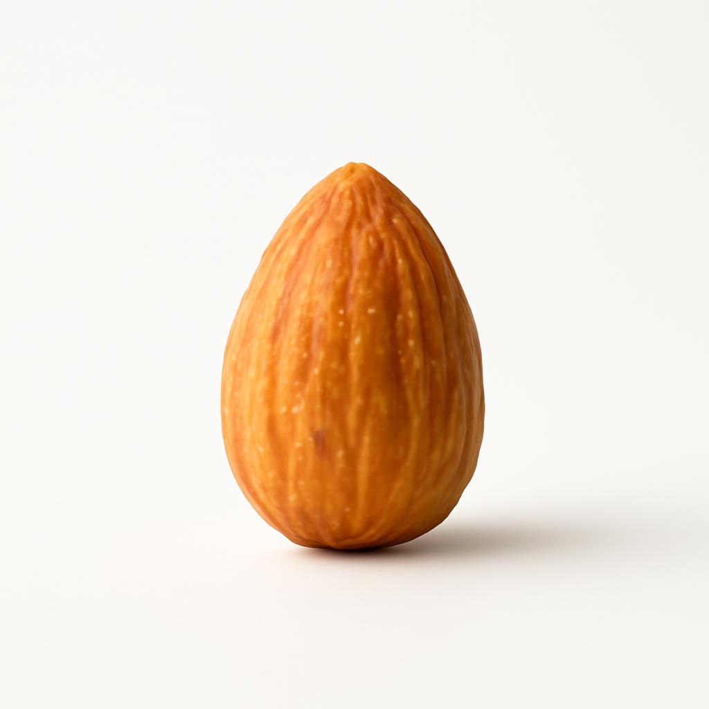 Almendra, frita, salada