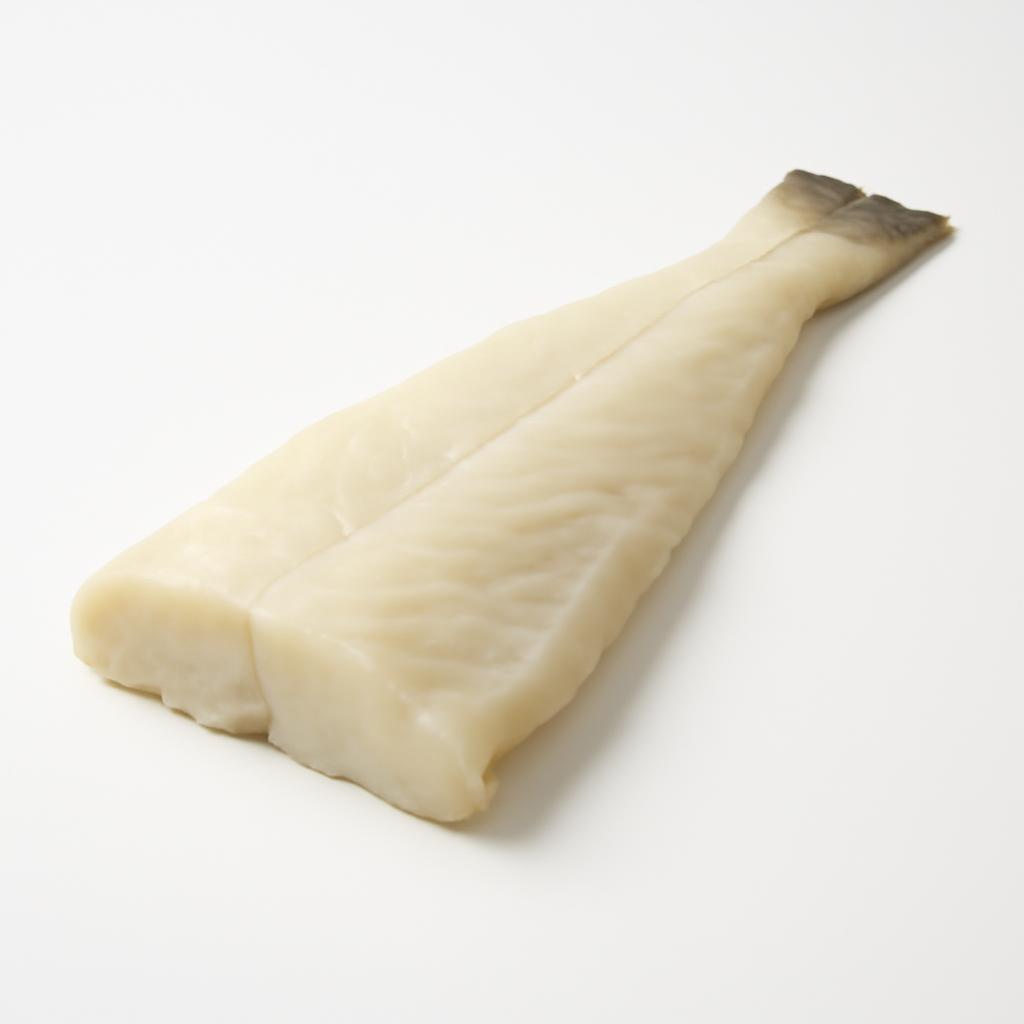 Bacalao, salado, remojado, crudo
