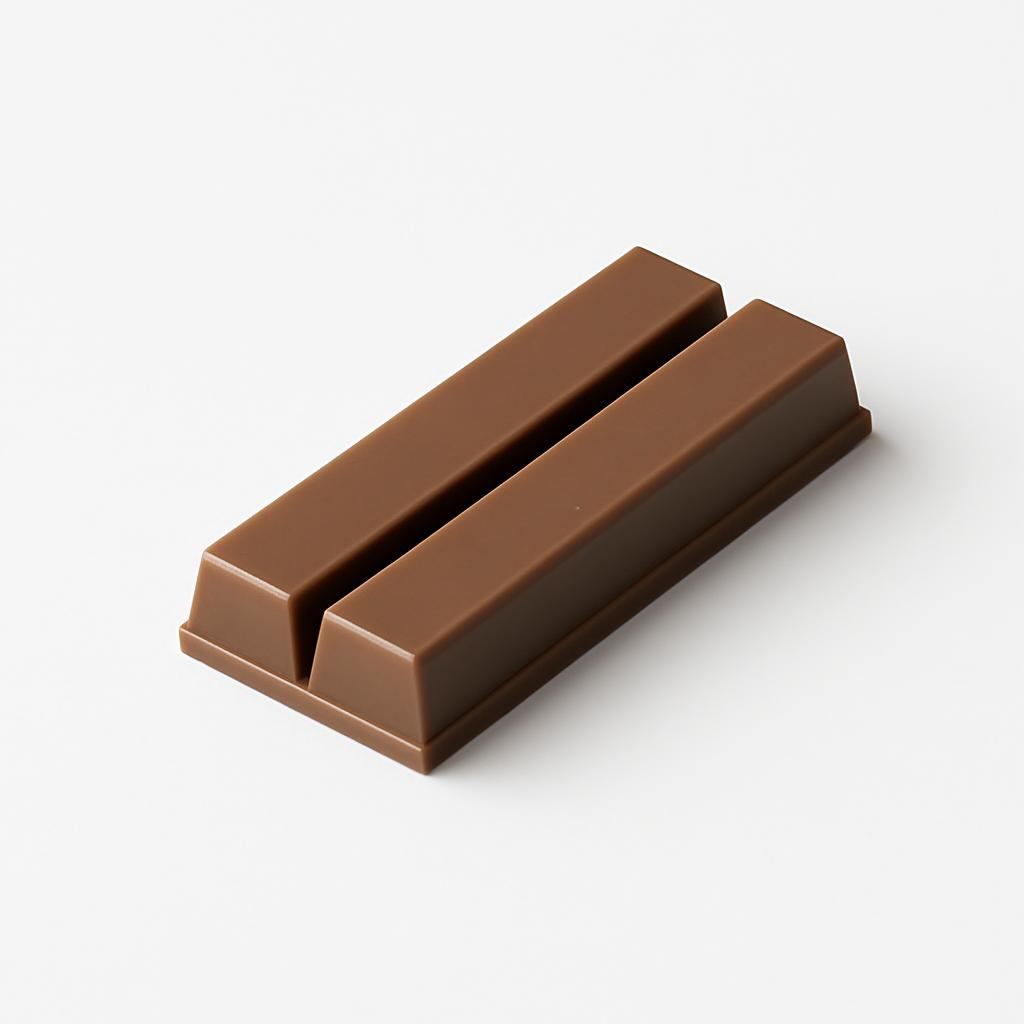 Barra de chocolate, tipo "Kit-kat"