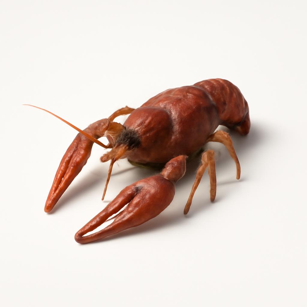 Cangrejo de río crudo