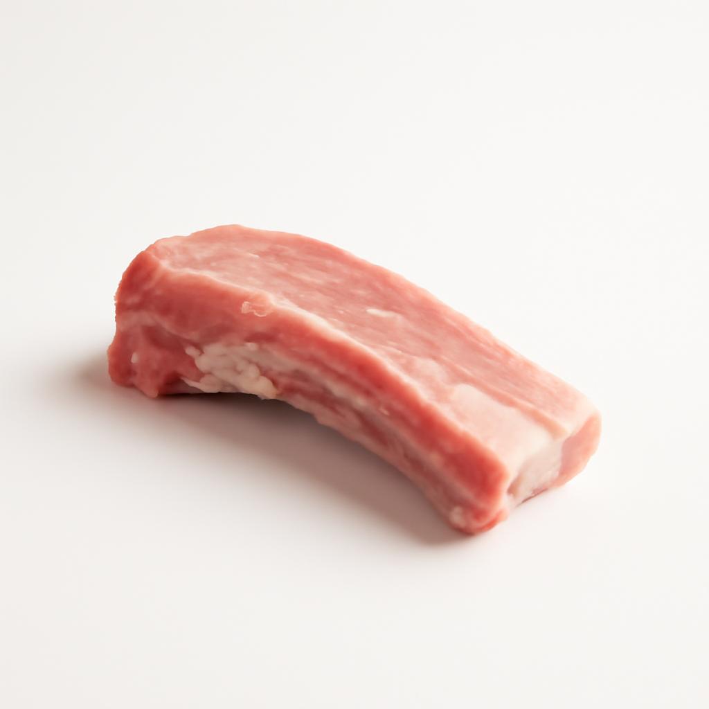 Cerdo, costilla, crudo