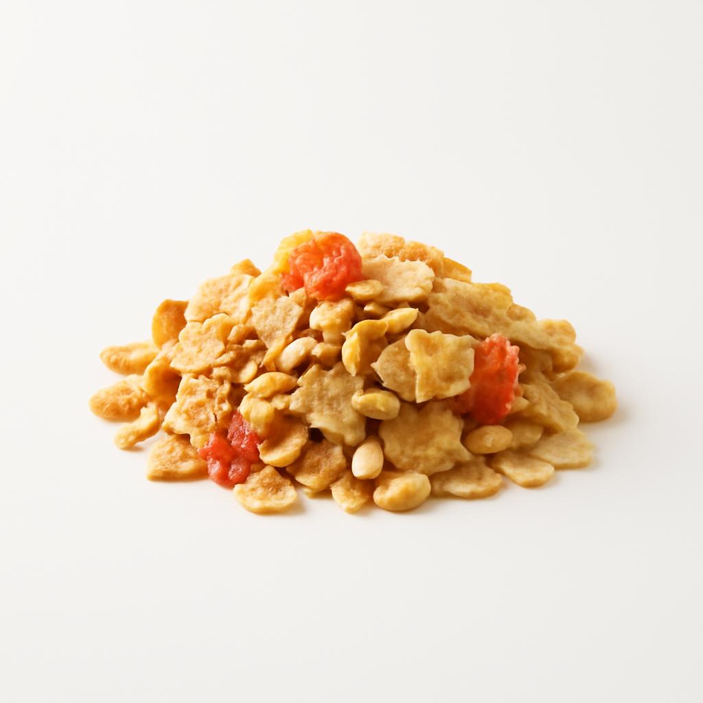 Cereales desayuno base de arroz, trigo y fruta
