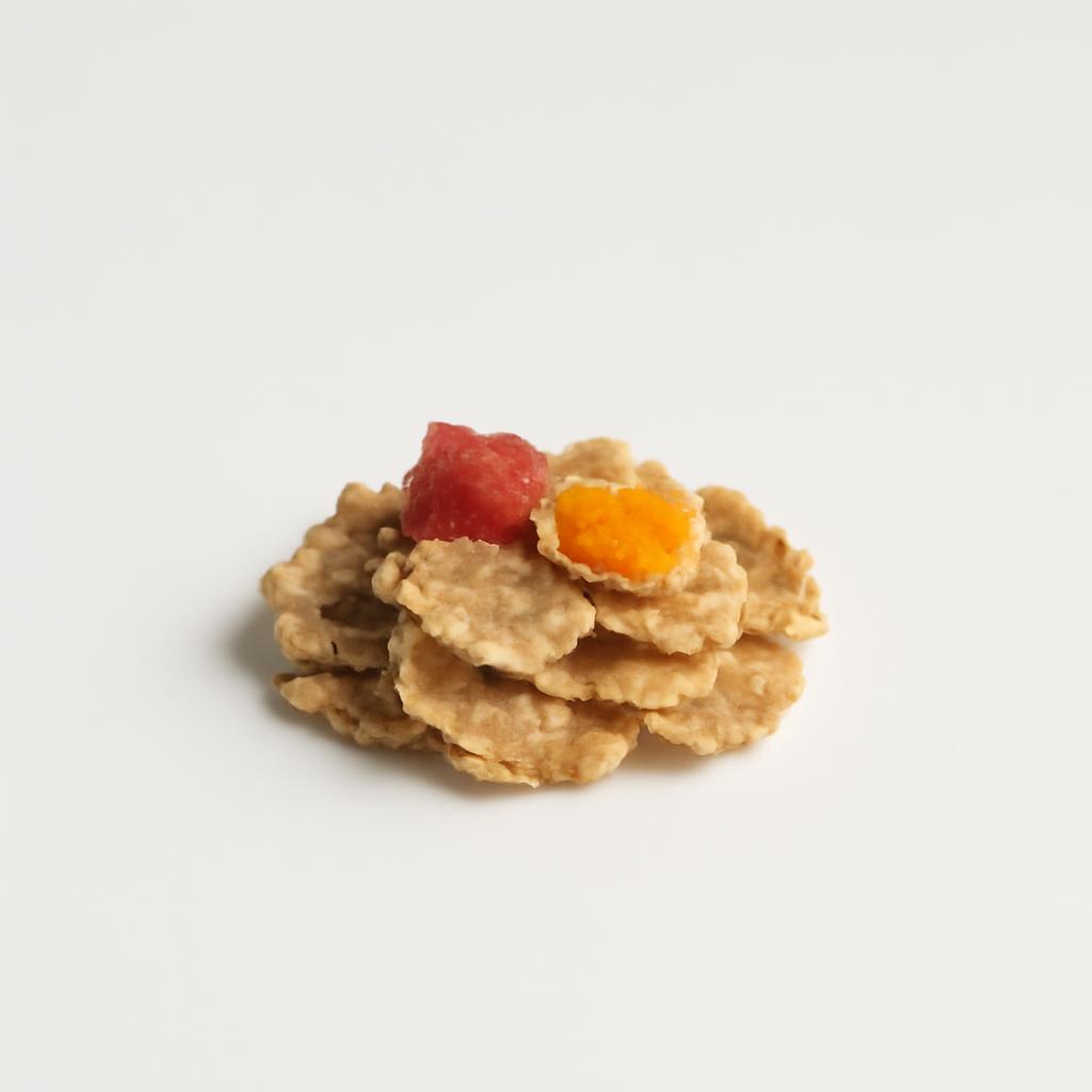 Cereales desayuno base de trigo y frutas