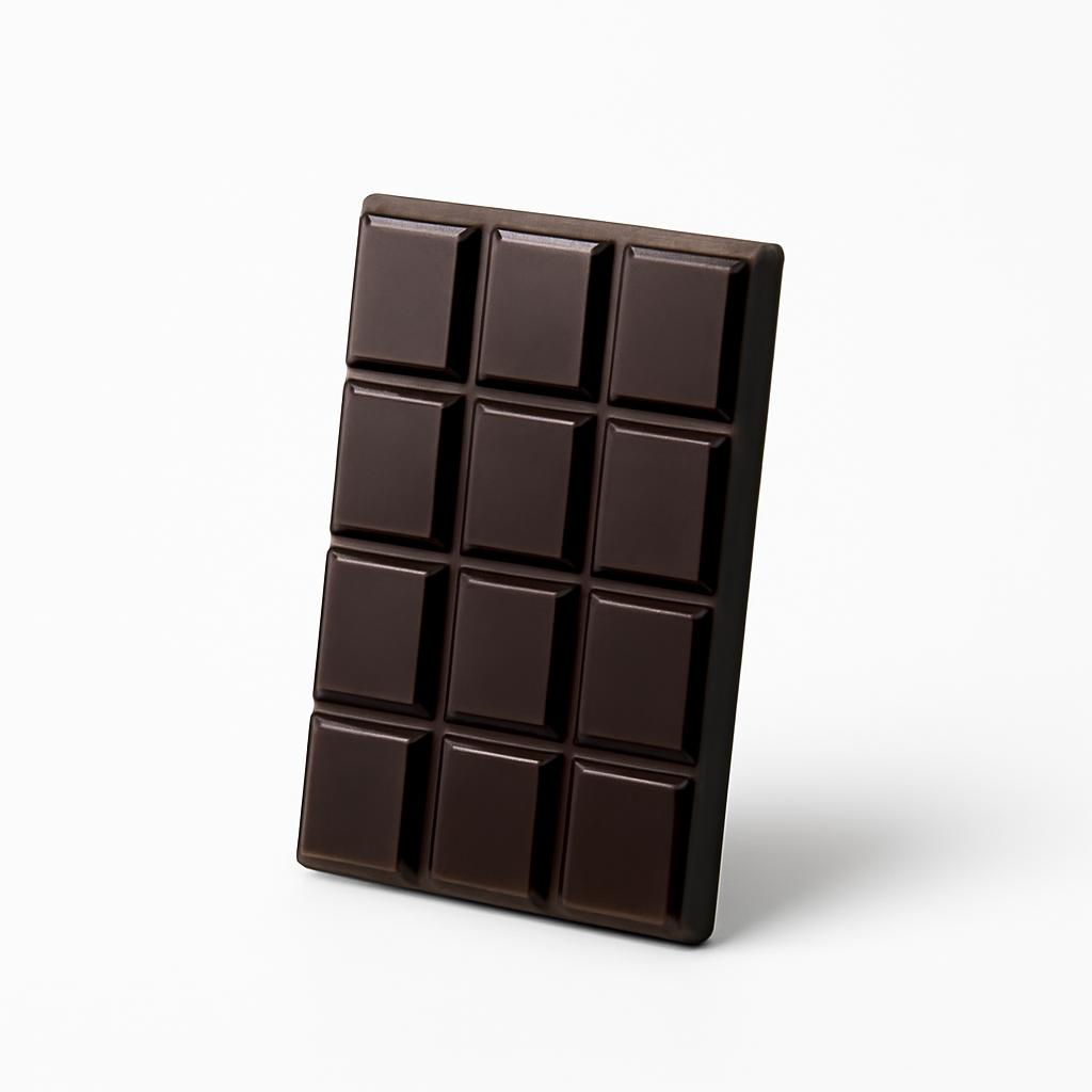 Chocolate negro, con azúcar