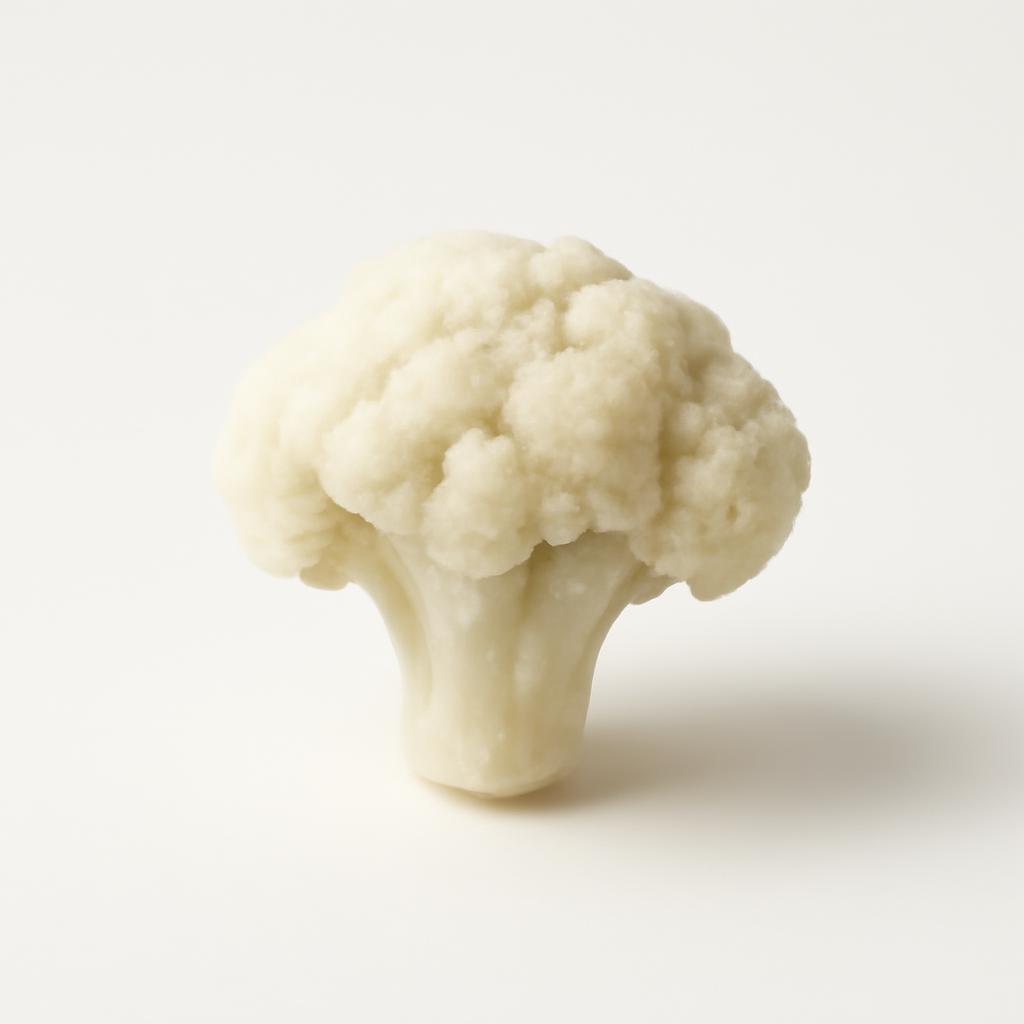 Coliflor, congelada, cruda