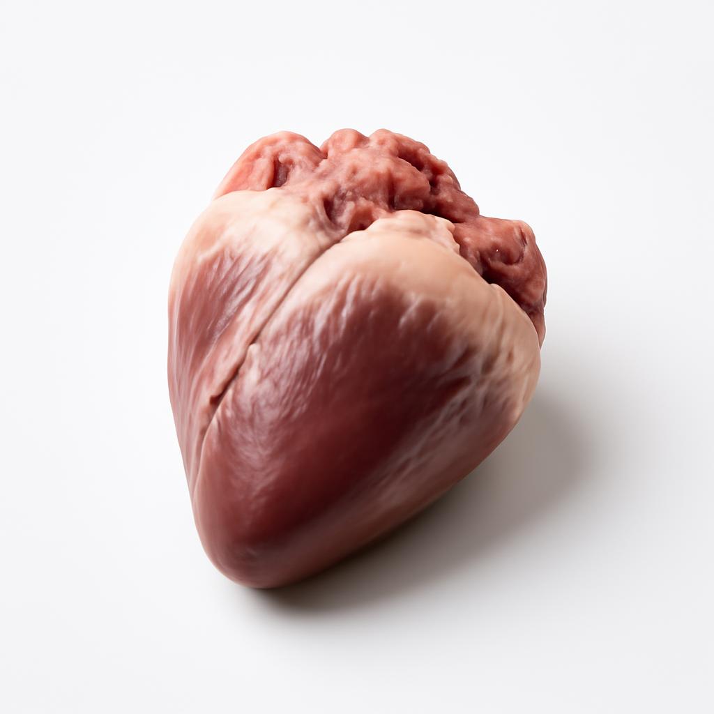 Corazón de cordero, crudo