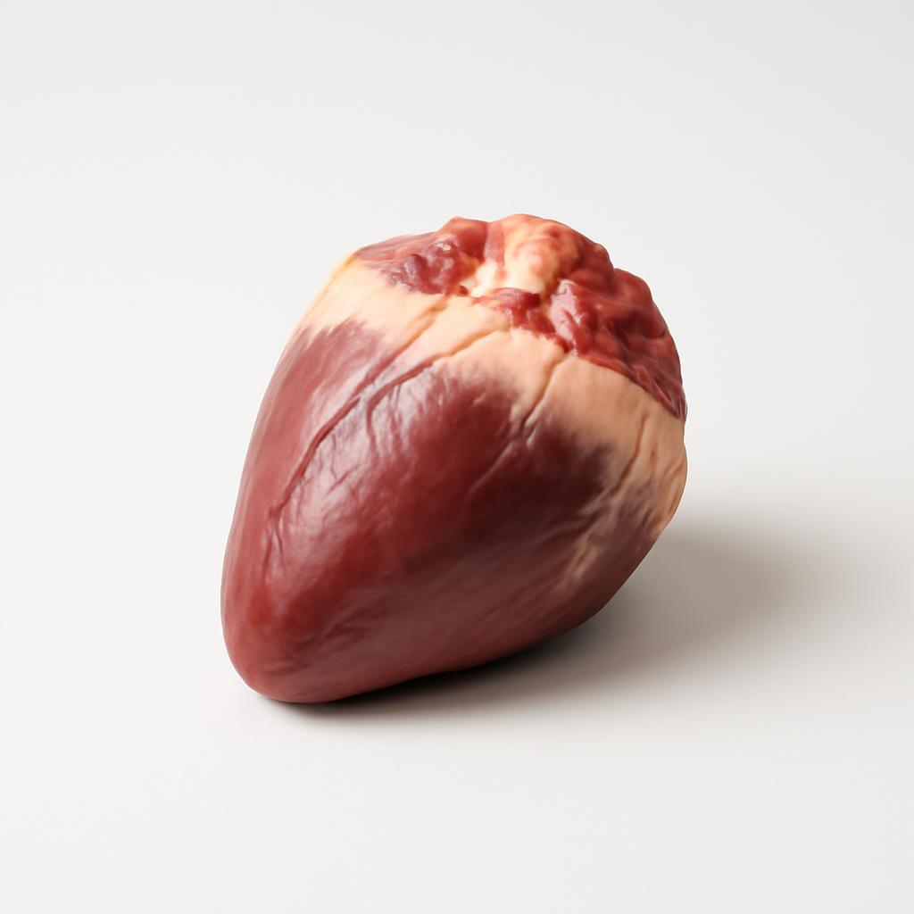 Corazon de vaca, crudo