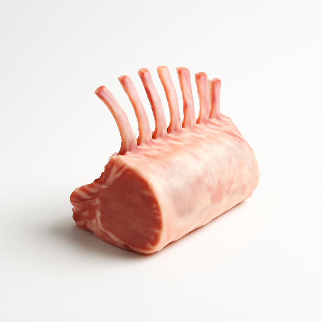 Cordero lechal, costillar, crudo