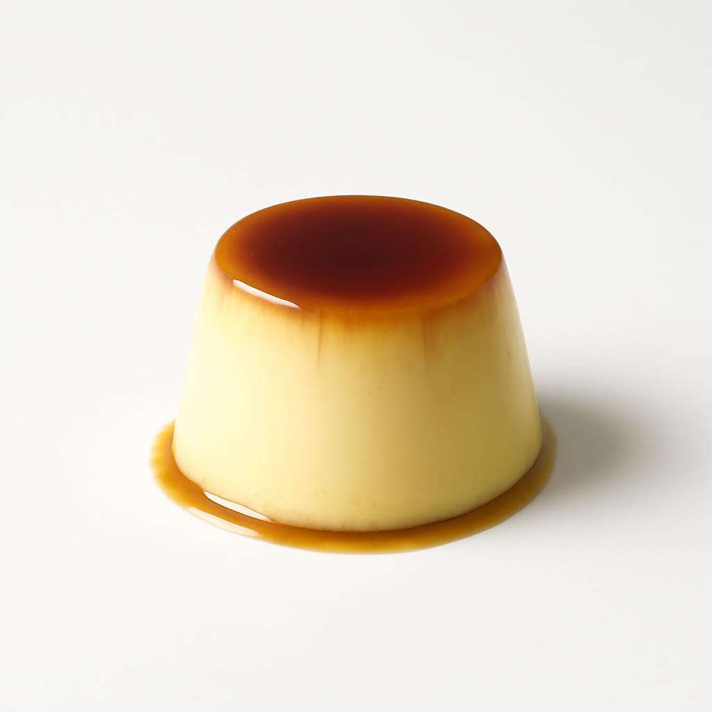 Flan de huevo, bajo en calorías