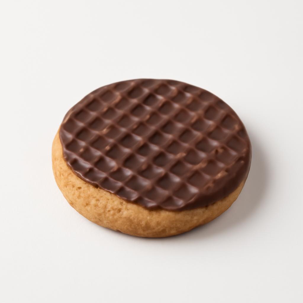 Galleta ,tipo "digestiva", con chocolate