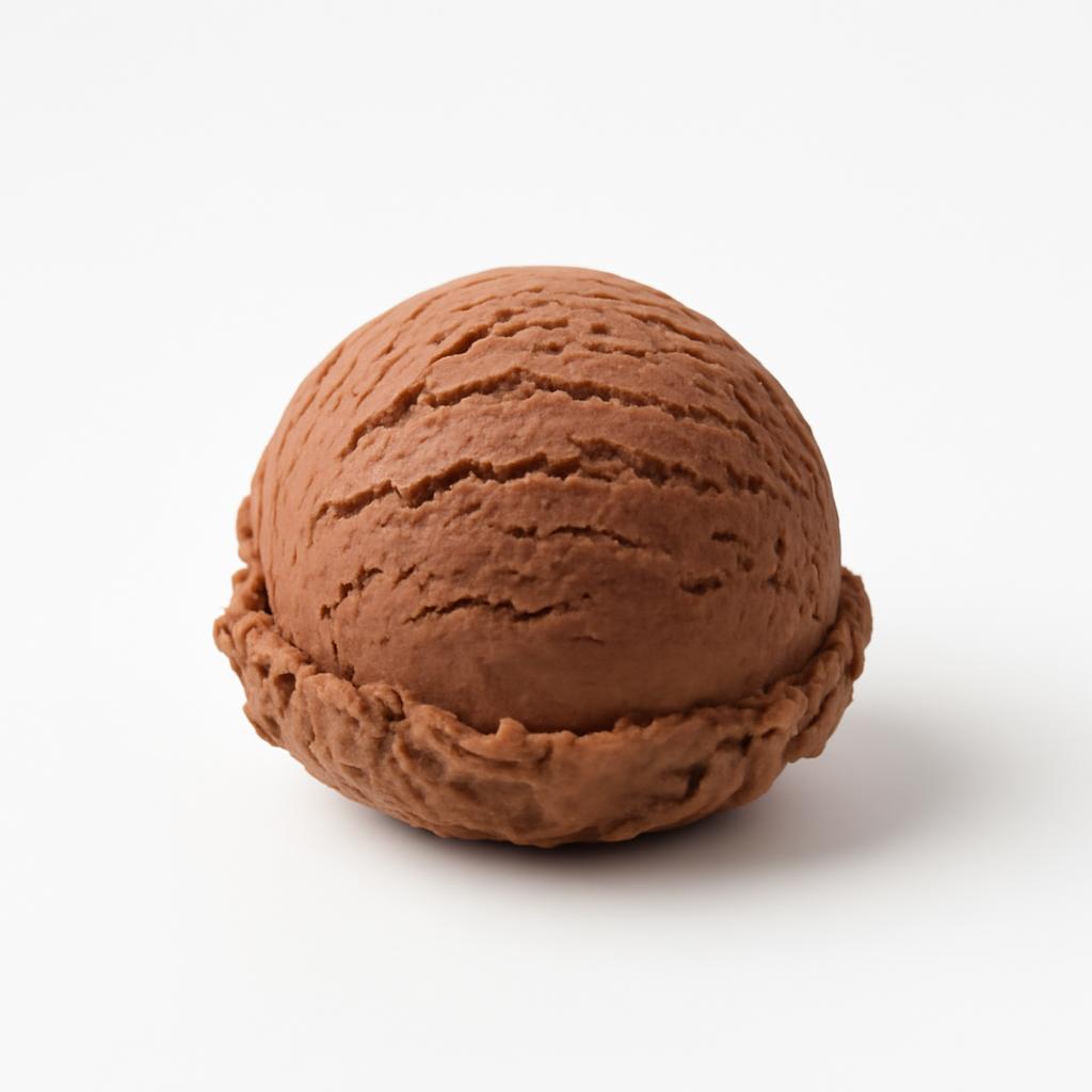 Helado de chocolate