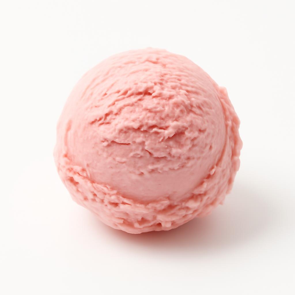 Helado de fresa