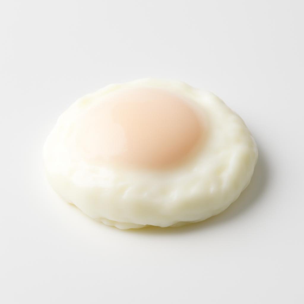 Huevo de gallina, escalfado