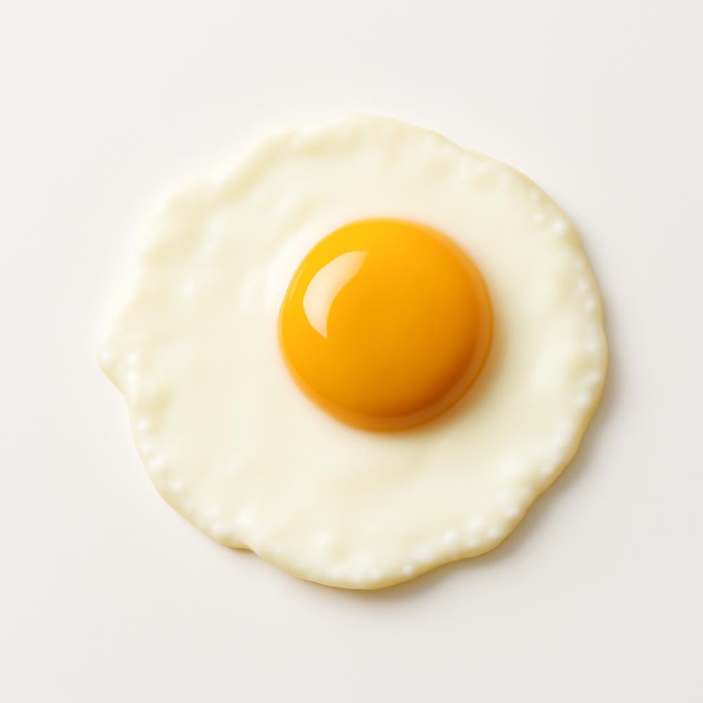 Huevo de gallina, frito