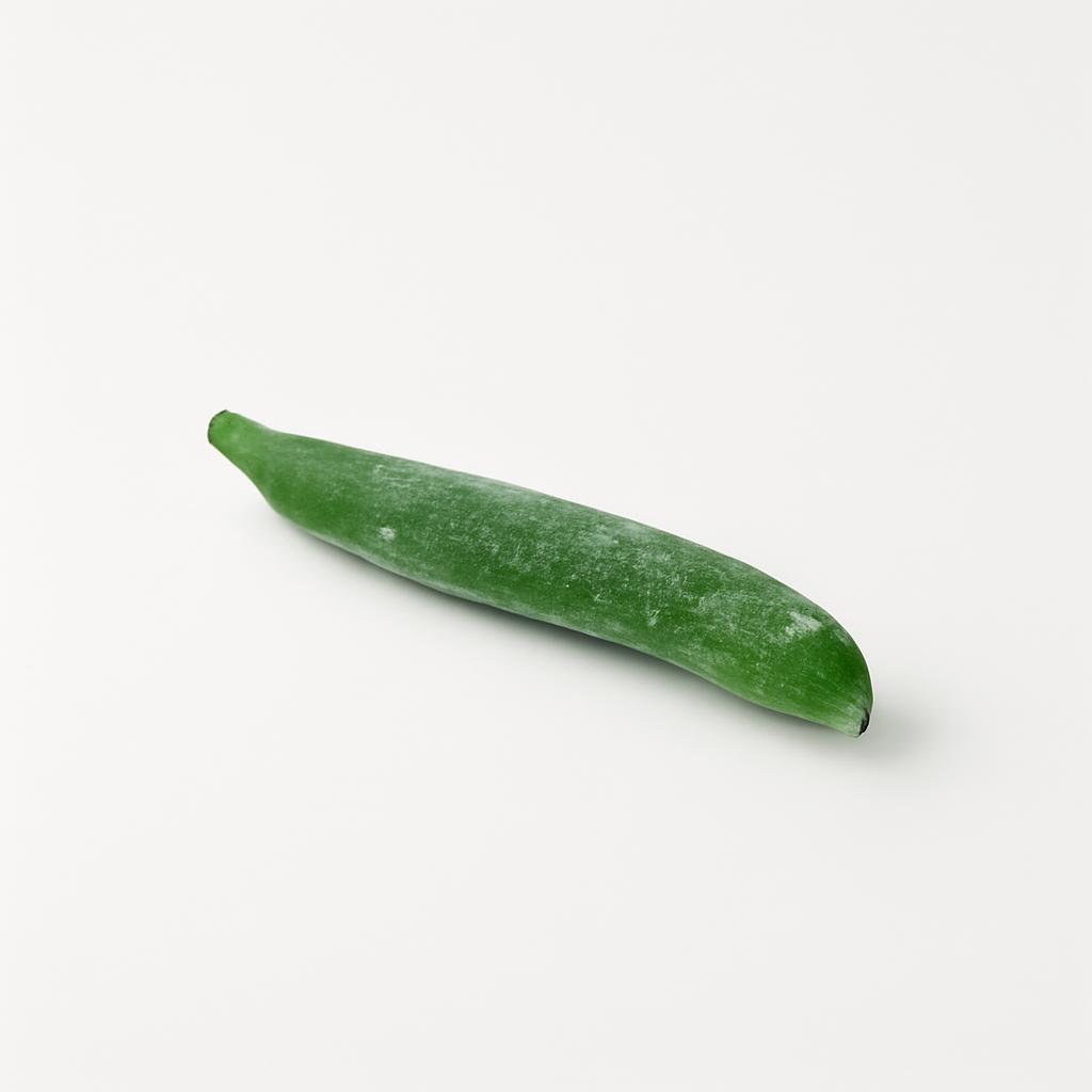 Judía verde, congelada, cruda