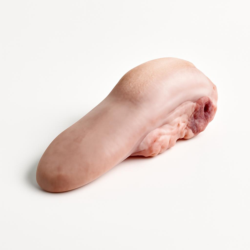 Lengua de cerdo, cruda