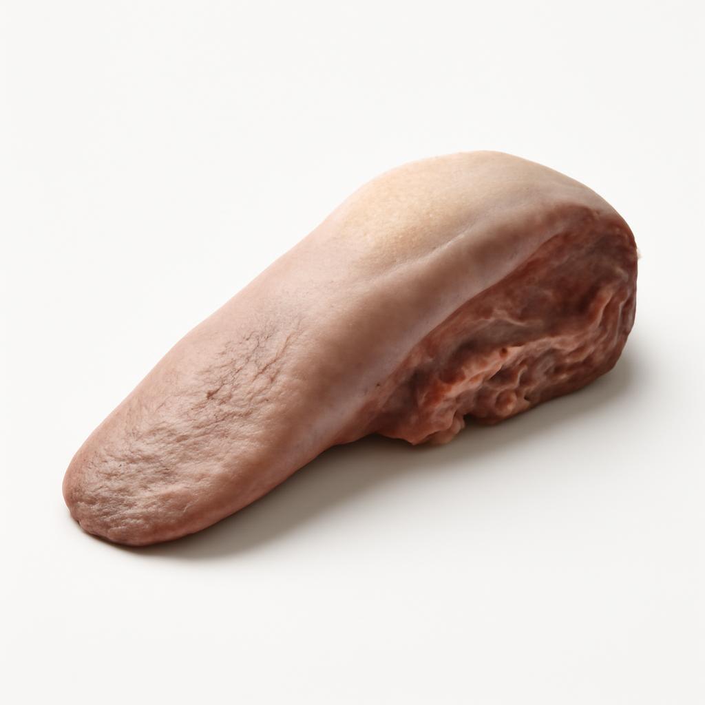 Lengua, de buey, cruda