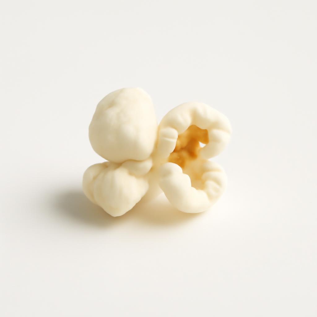 Palomitas de maíz, sin aceite, sin sal