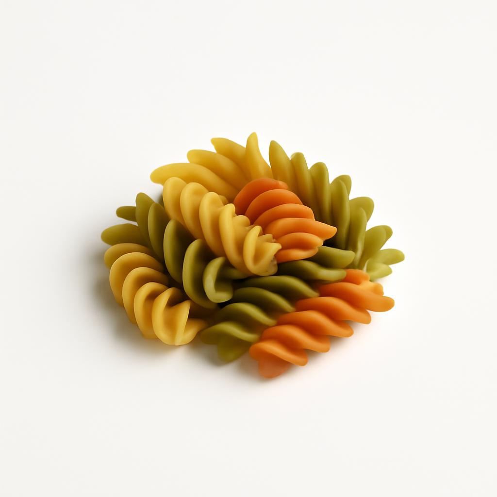 Pasta alimenticia, con vegetales, cruda