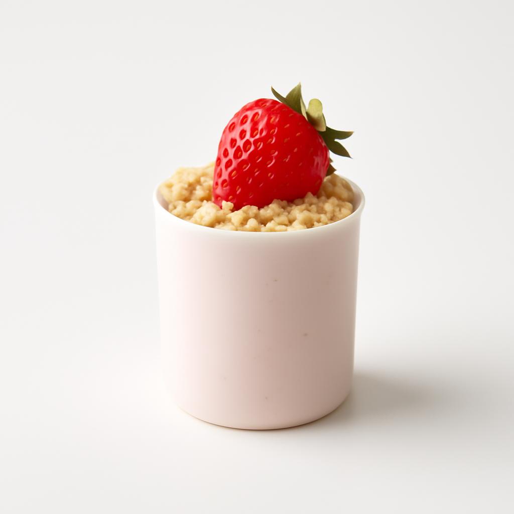 Petit suïsse, cereales y fruta