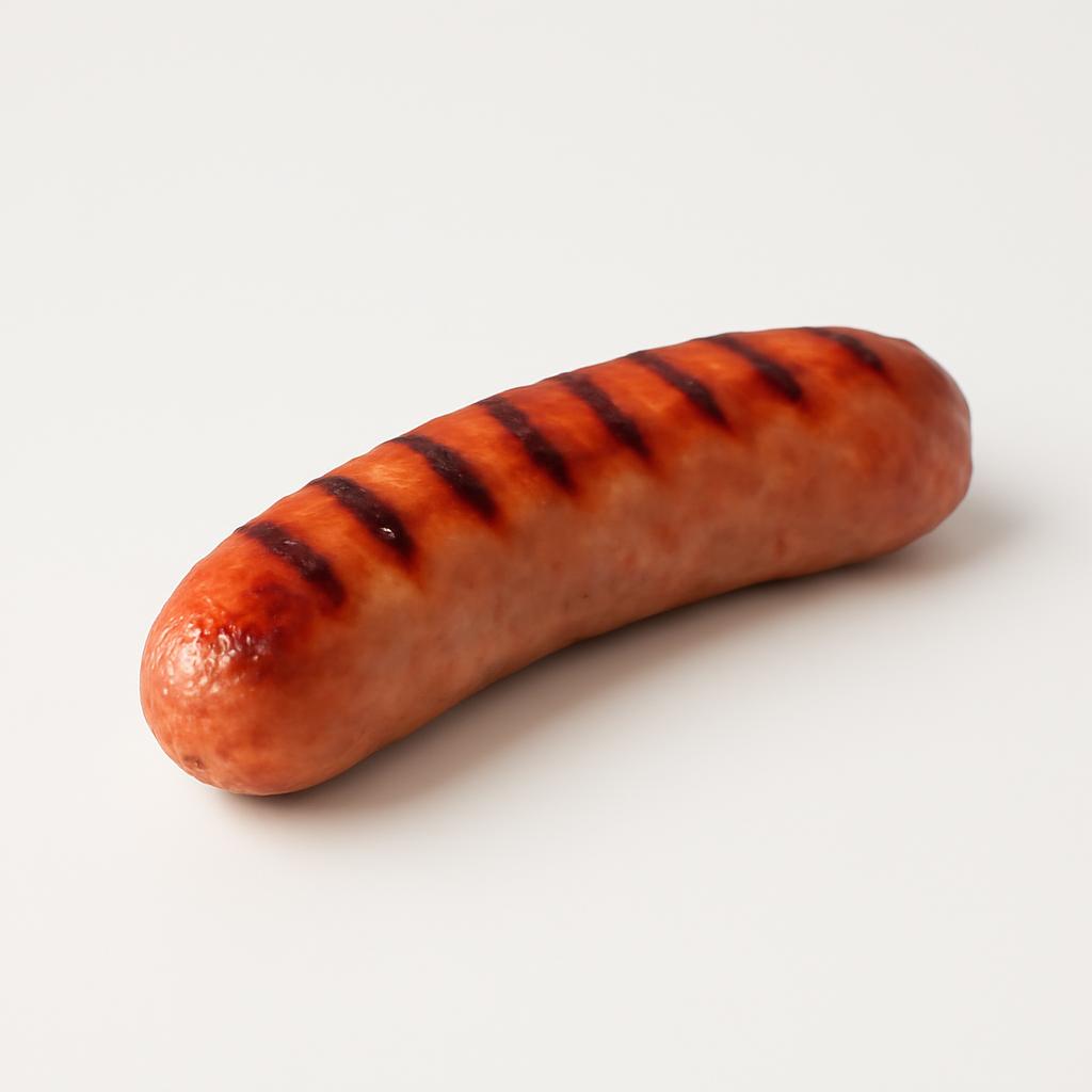 Salchicha, tipo país, a la plancha