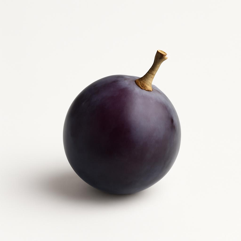 Uva negra, cruda