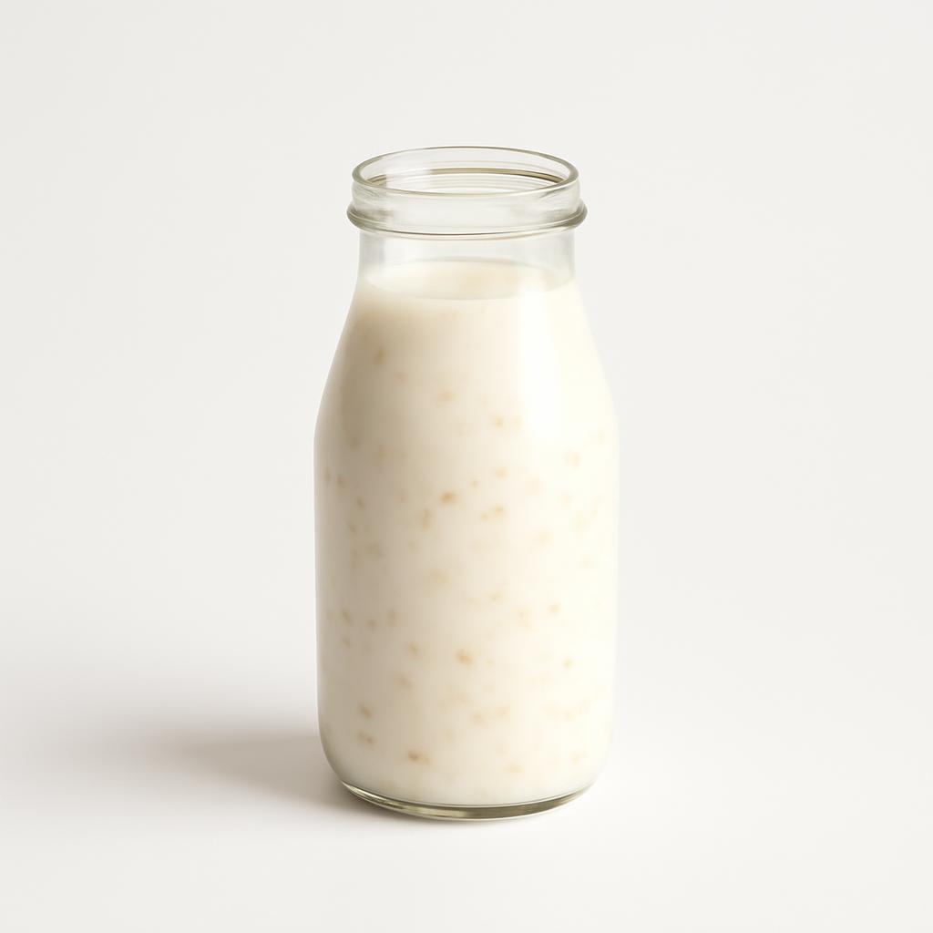 Yogur líquido, entero, con cereales