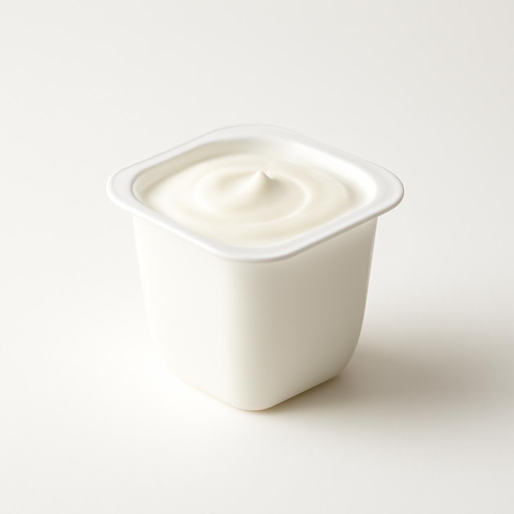 Yogur, desnatado, sabor natural, azucarado