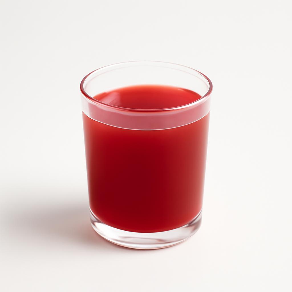 Zumo de grosella roja
