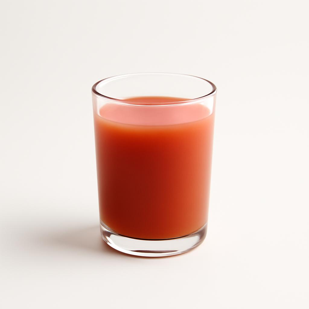 Zumo de tomate, fresco