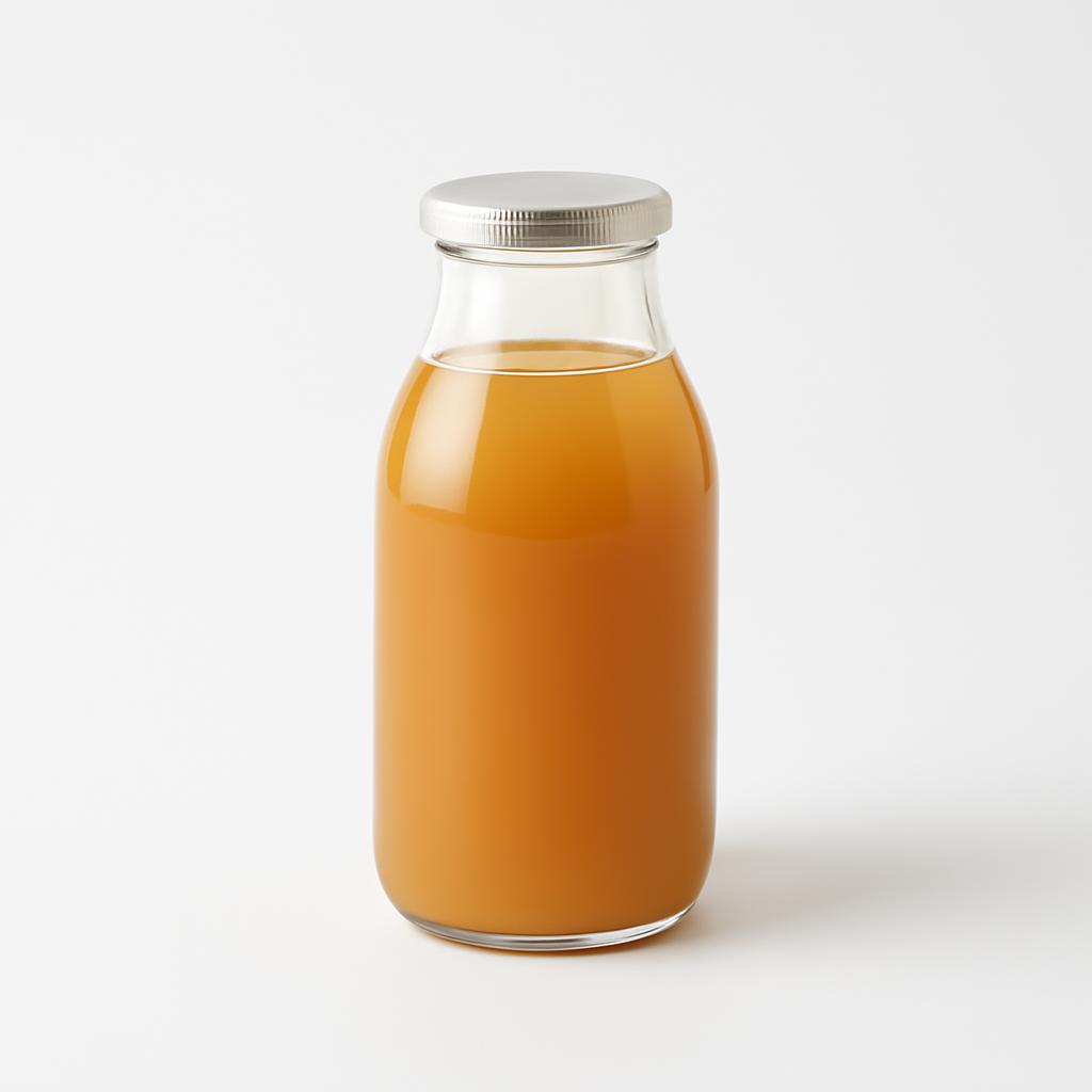 Zumo de uva y melocotón